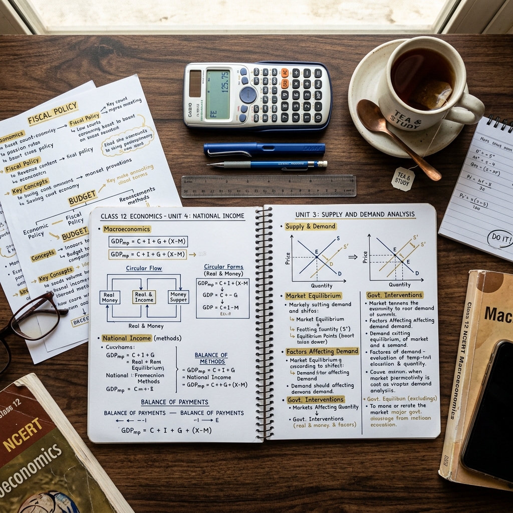 Score 90 Plus Class 12 Economics